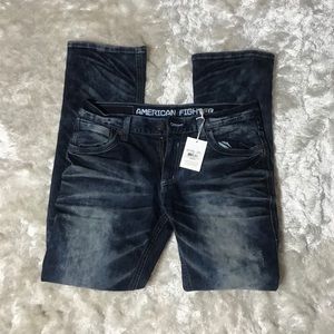 American fighter jeans